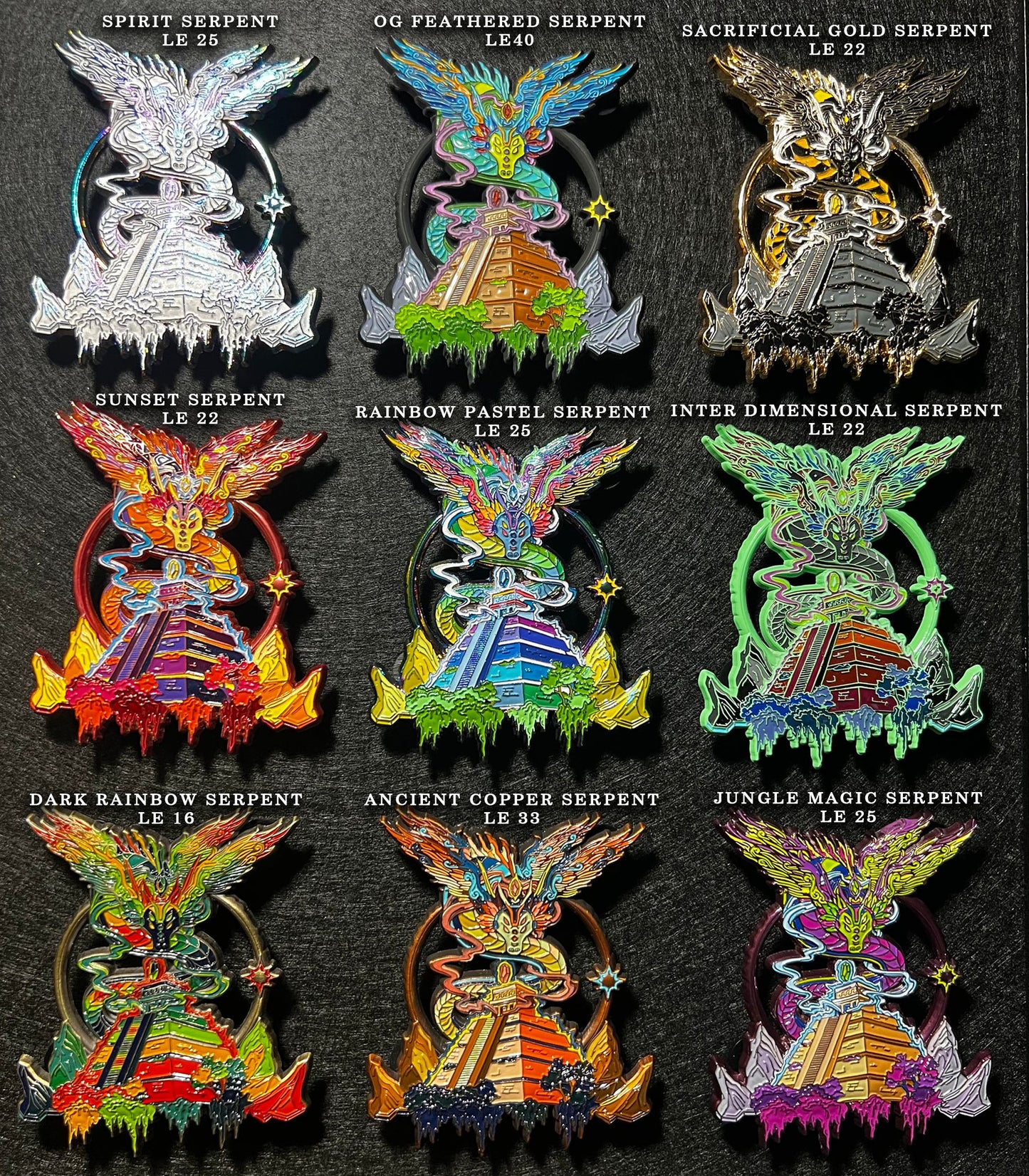 Quetzalcoatl Enamel Pin