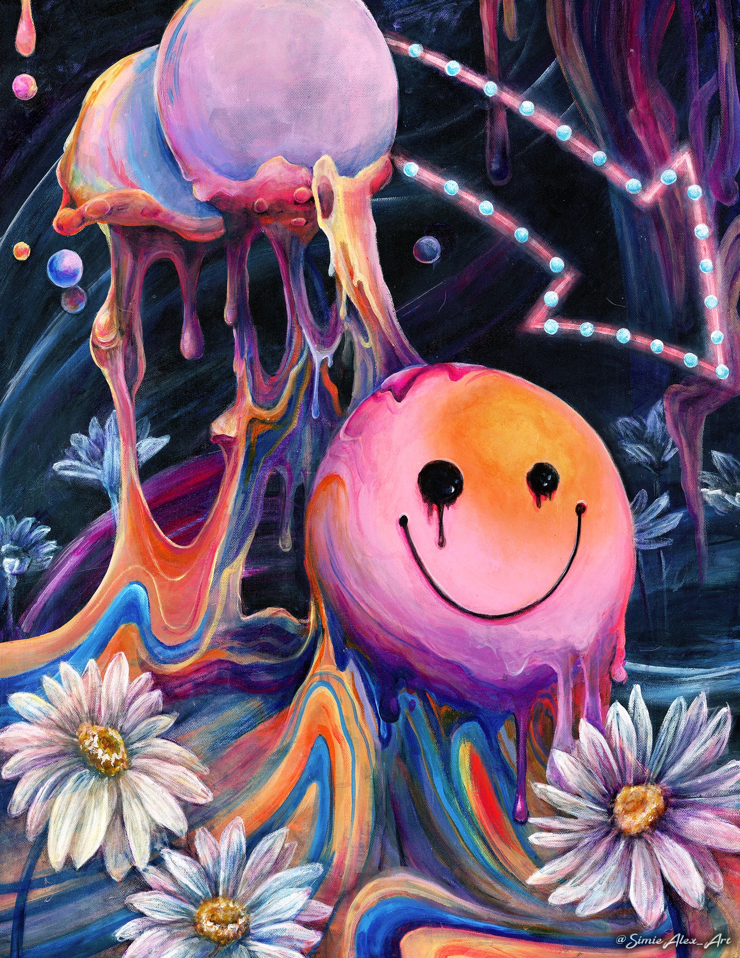 'Electric Daisy Carnival' Art Print