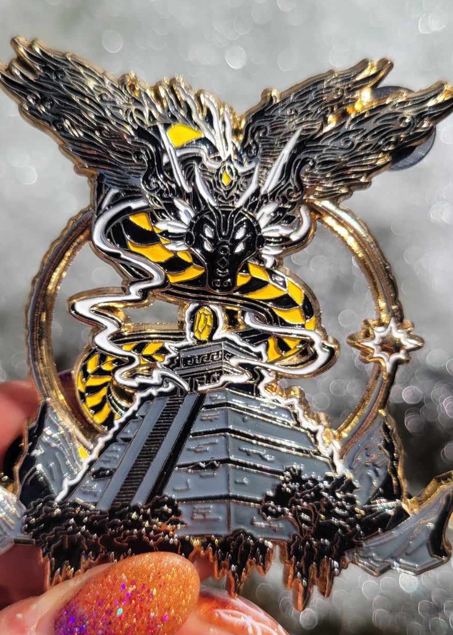 Quetzalcoatl Enamel Pin