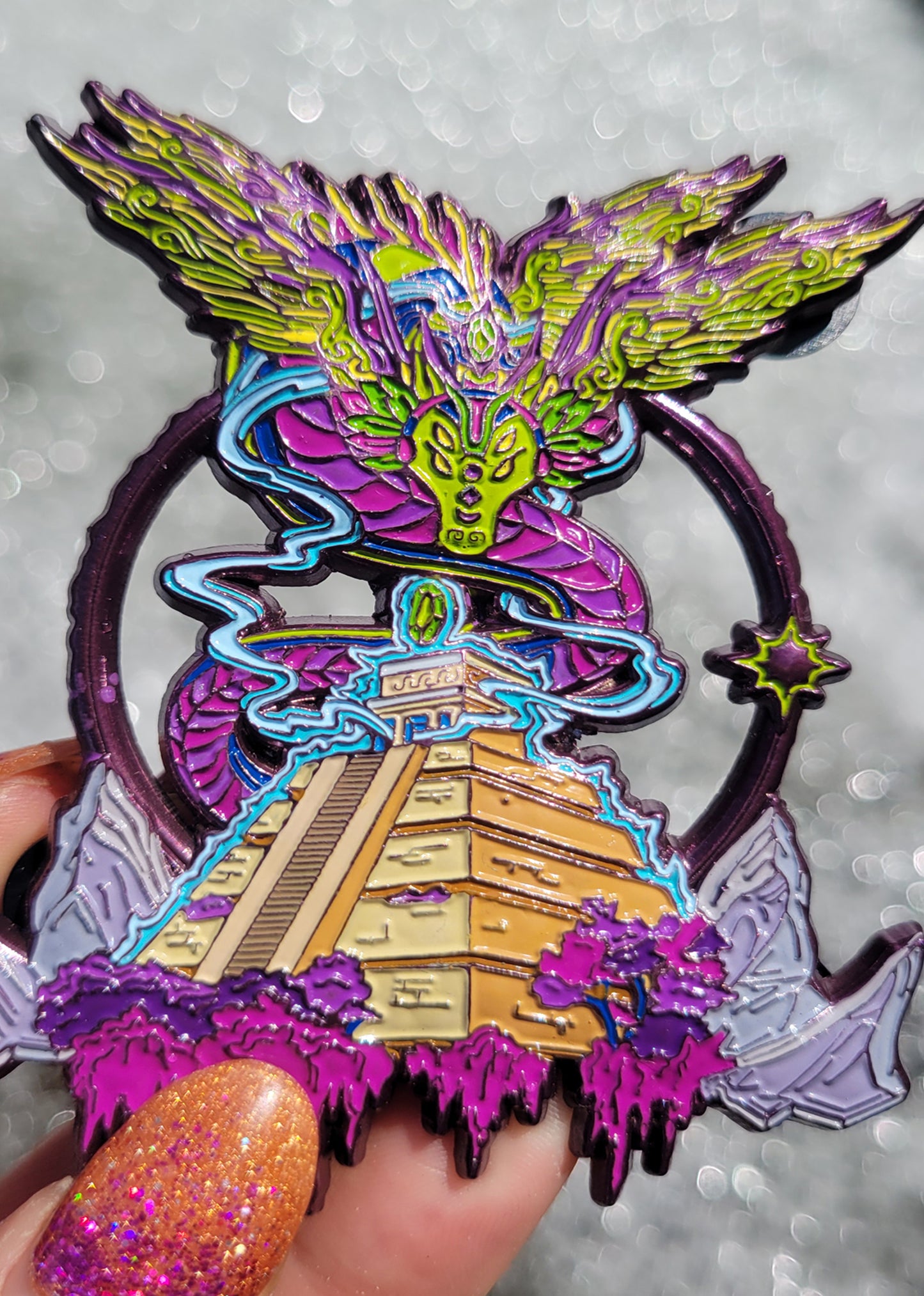 Quetzalcoatl Enamel Pin