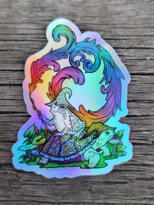 Scrollcaster Holographic Sticker