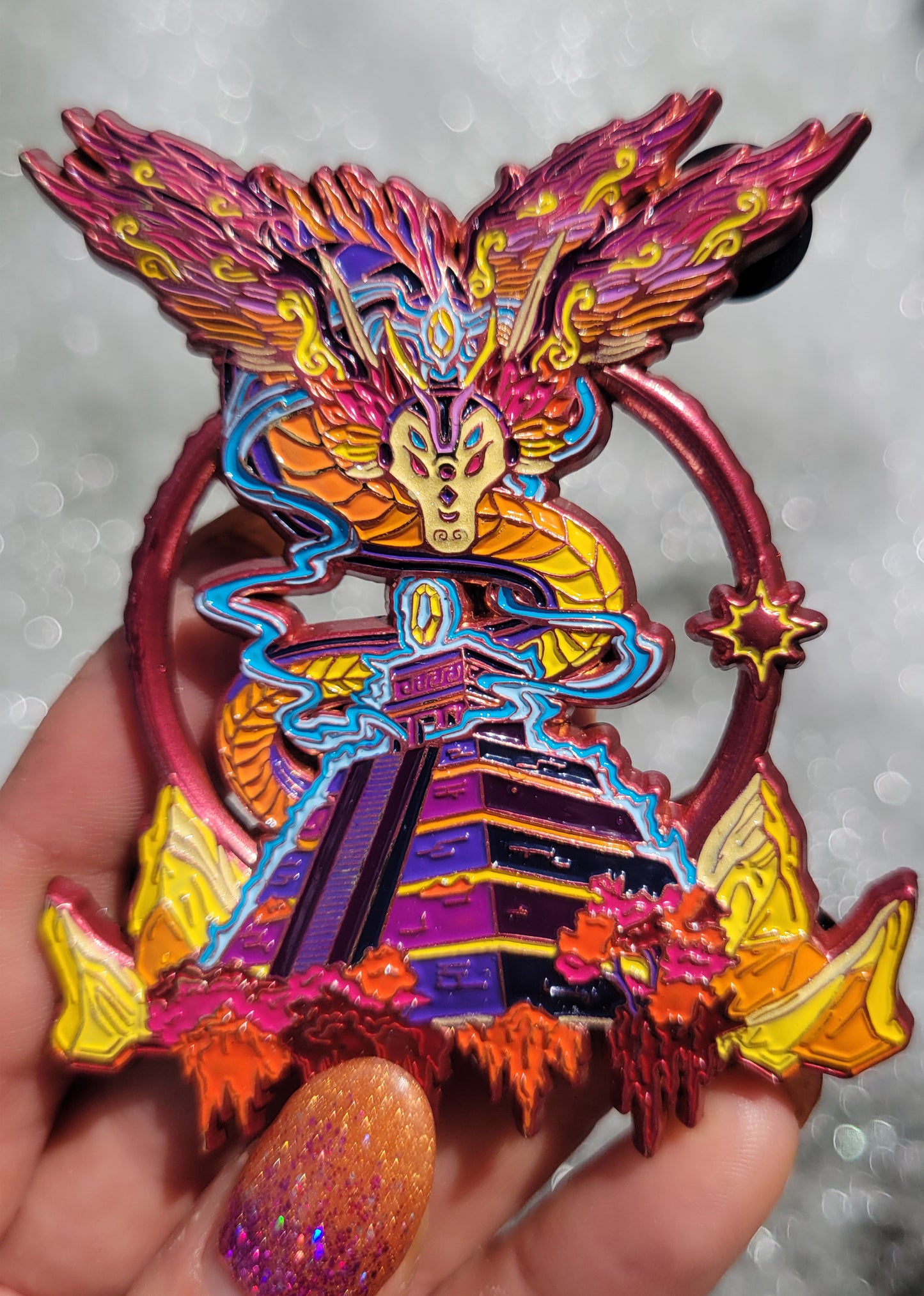 Quetzalcoatl Enamel Pin