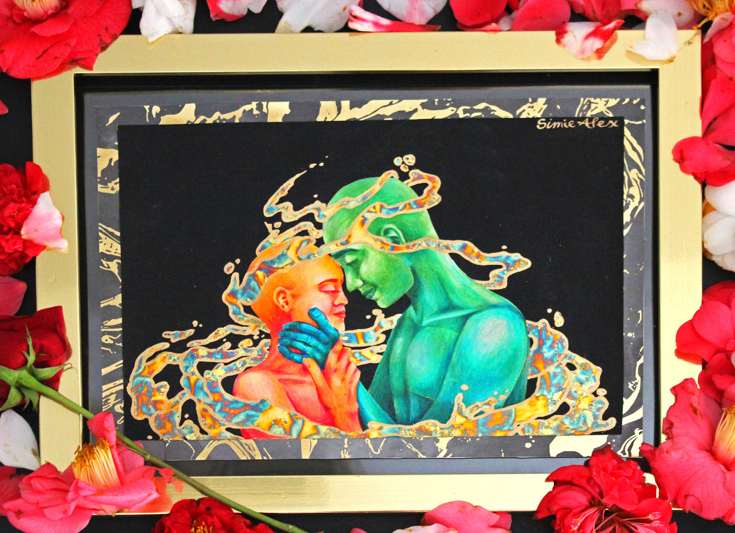 'To Be Loved' Original Mixed Media
