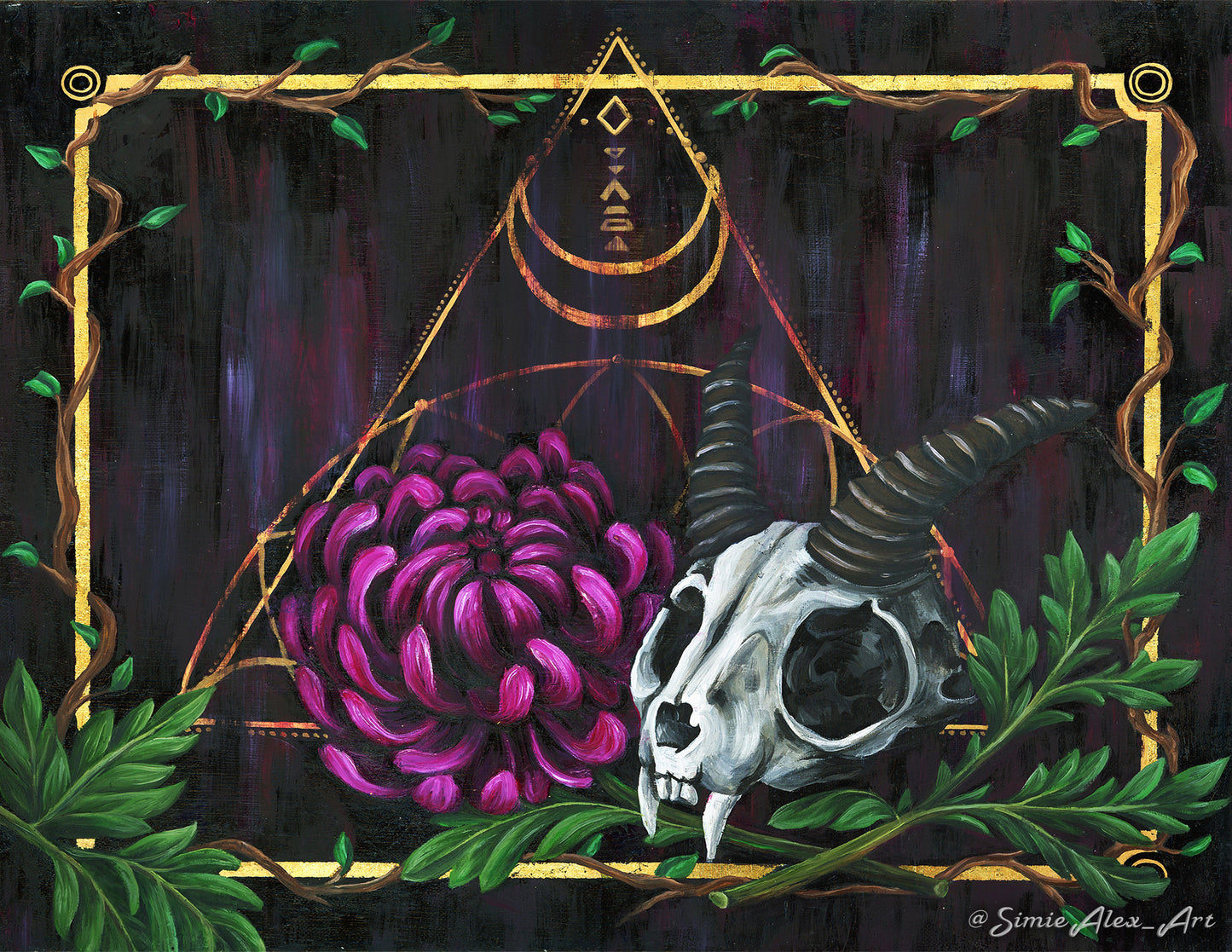 'Memory of a Horned Familiar' Art Print