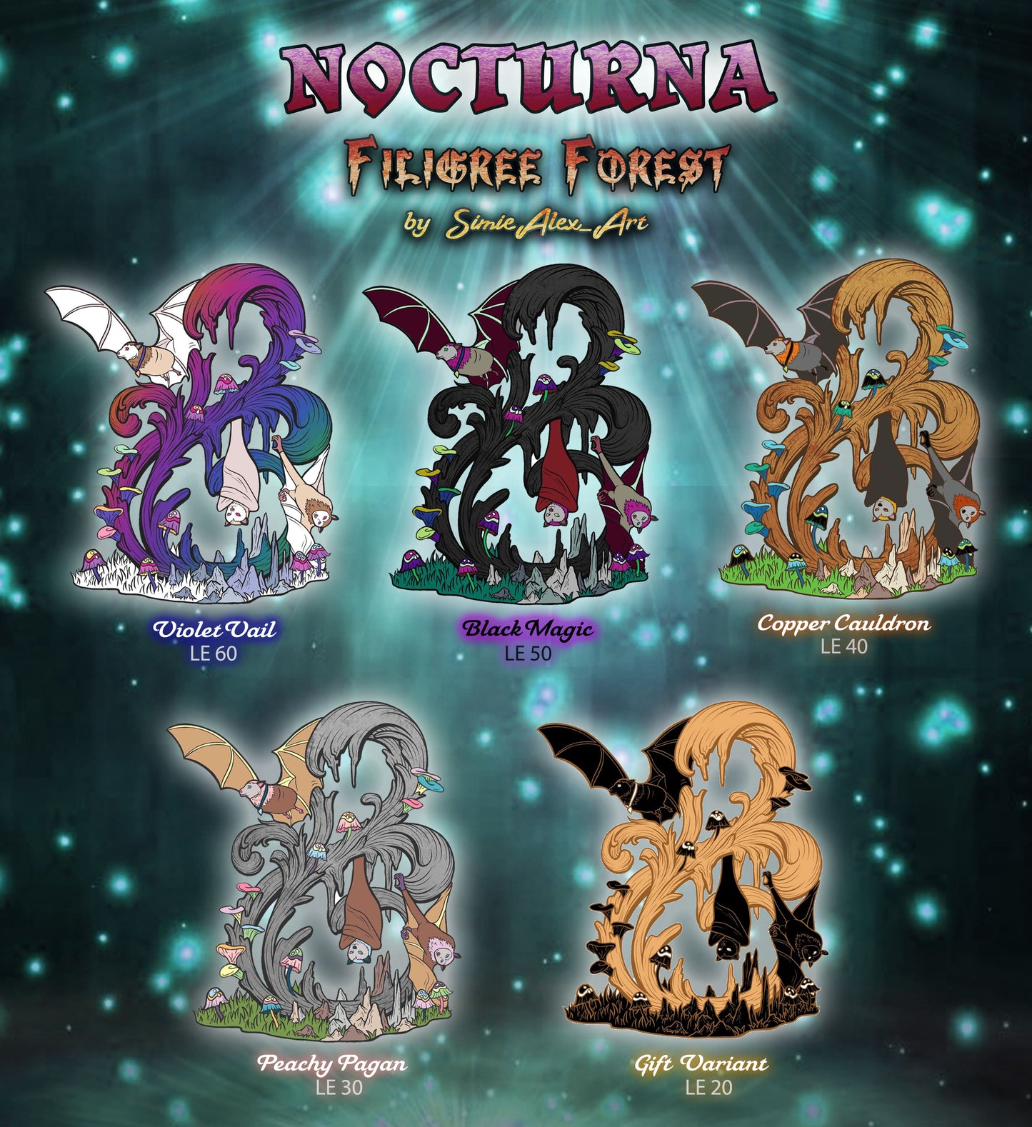 Nocturna Pin