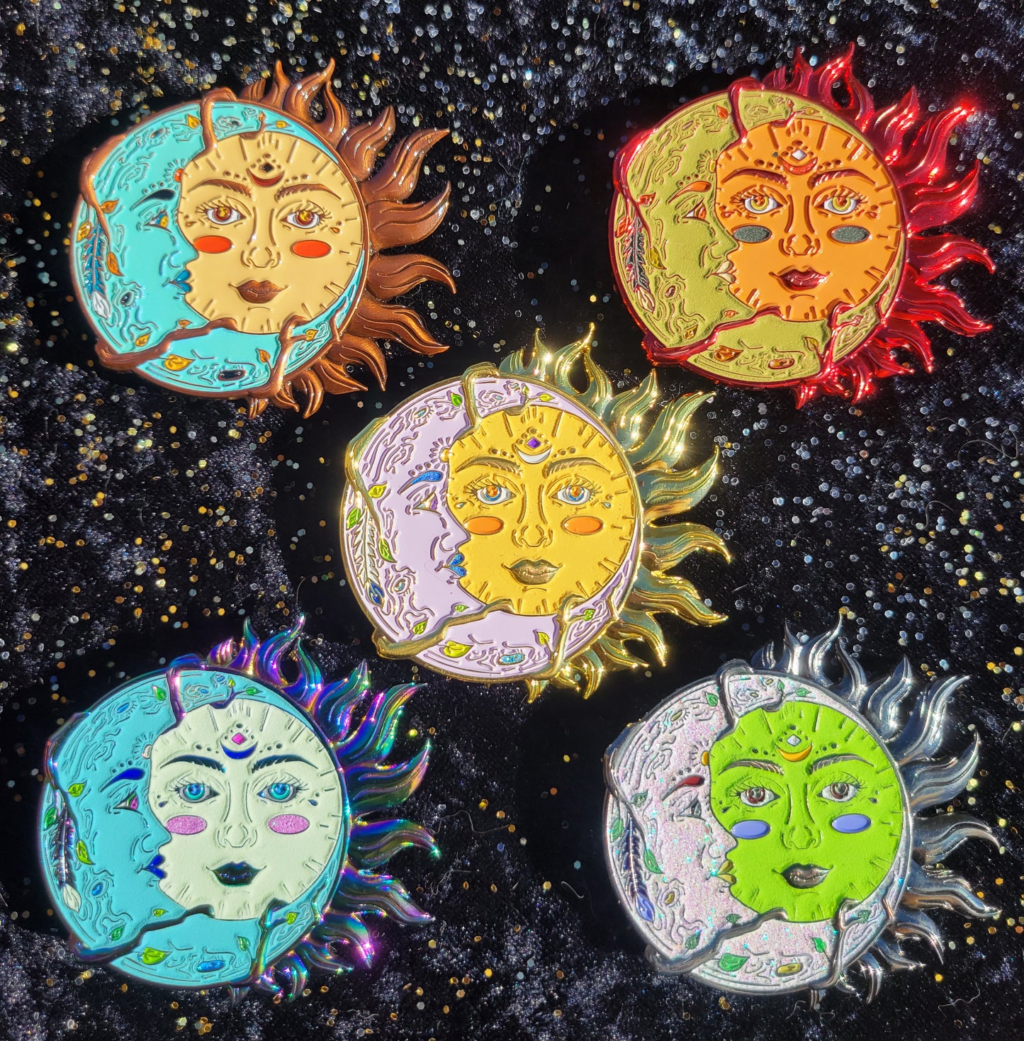 Selene & Soleil Pin