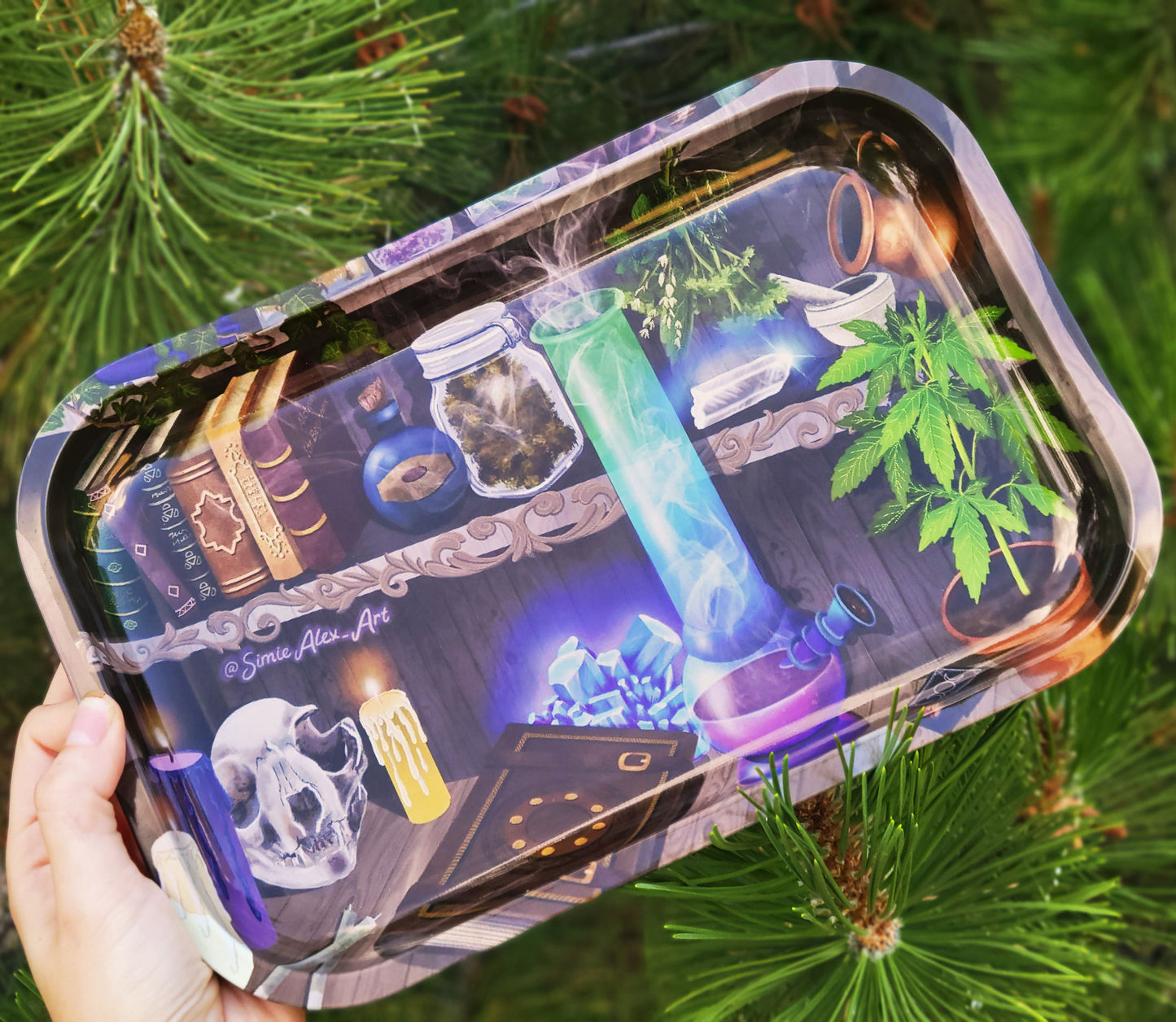 Herbal Altar Rolling Tray