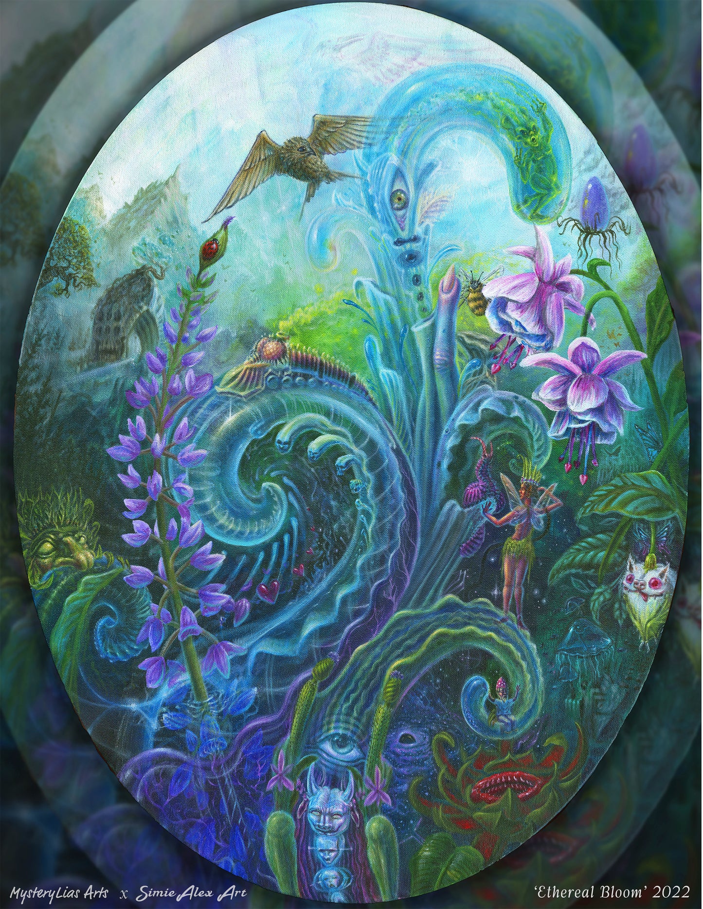'Ethereal Bloom' Art Print