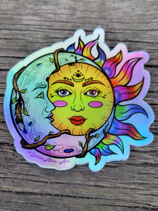 Selene & Soleil Holographic sticker