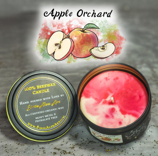 Apple Orchard Beeswax Candle