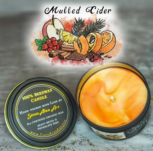 Mulled Cider Beeswax Candle