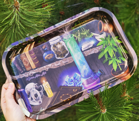 Herbal Altar Rolling Tray